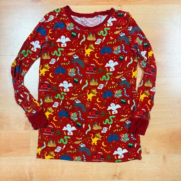 Little Sleepies x Harry Potter Maroon Wizarding World 2pc Collectible Pajamas 16